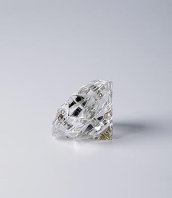 Sliding on the Edge - Diamond necklace（Detial）